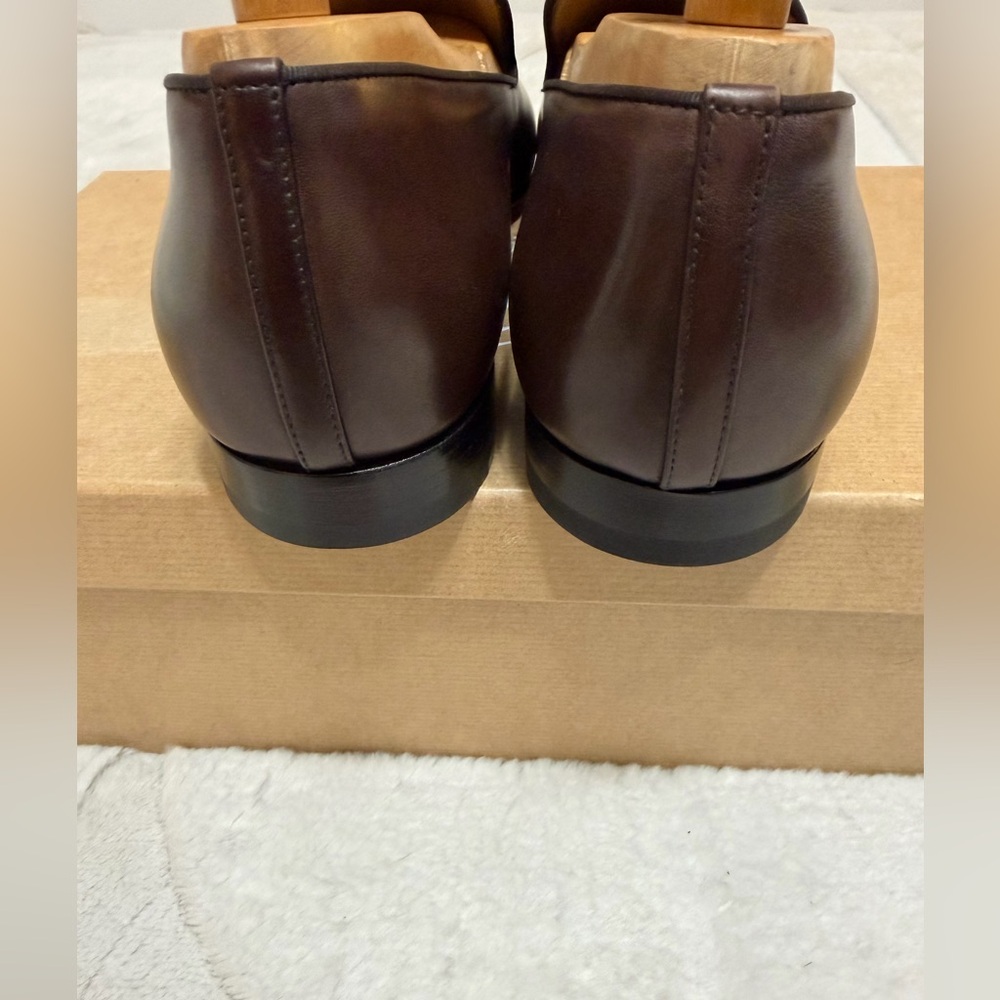 NEW! $990 Christian Louboutin Men’s Dandelion Brown Leather Loafers 43 9.5 / 10 - Picture 5 of 10